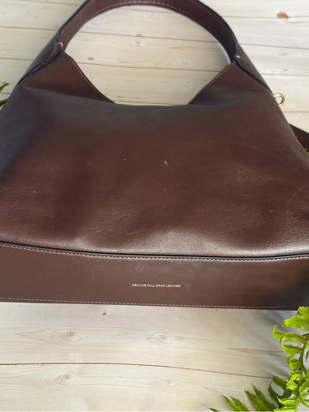 Coach Brooklyn Shoulder Bag 28 Dark Brown Leather - Picture 2 of 10